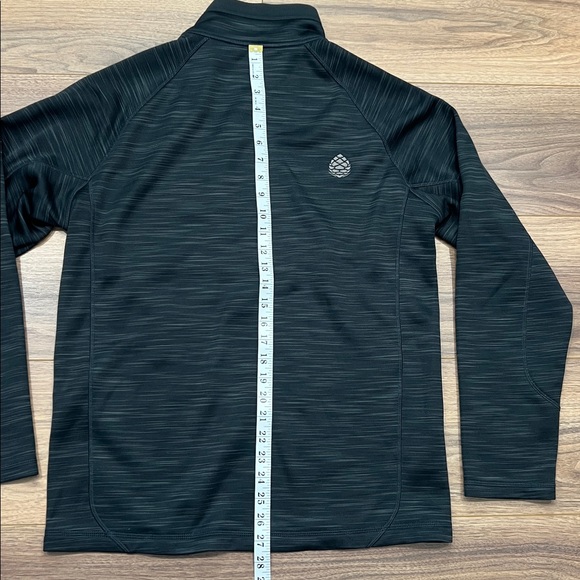 Stio Gannett Peak Fleece Half Zip in Heathered Black Size Medium - Picture 8 of 10